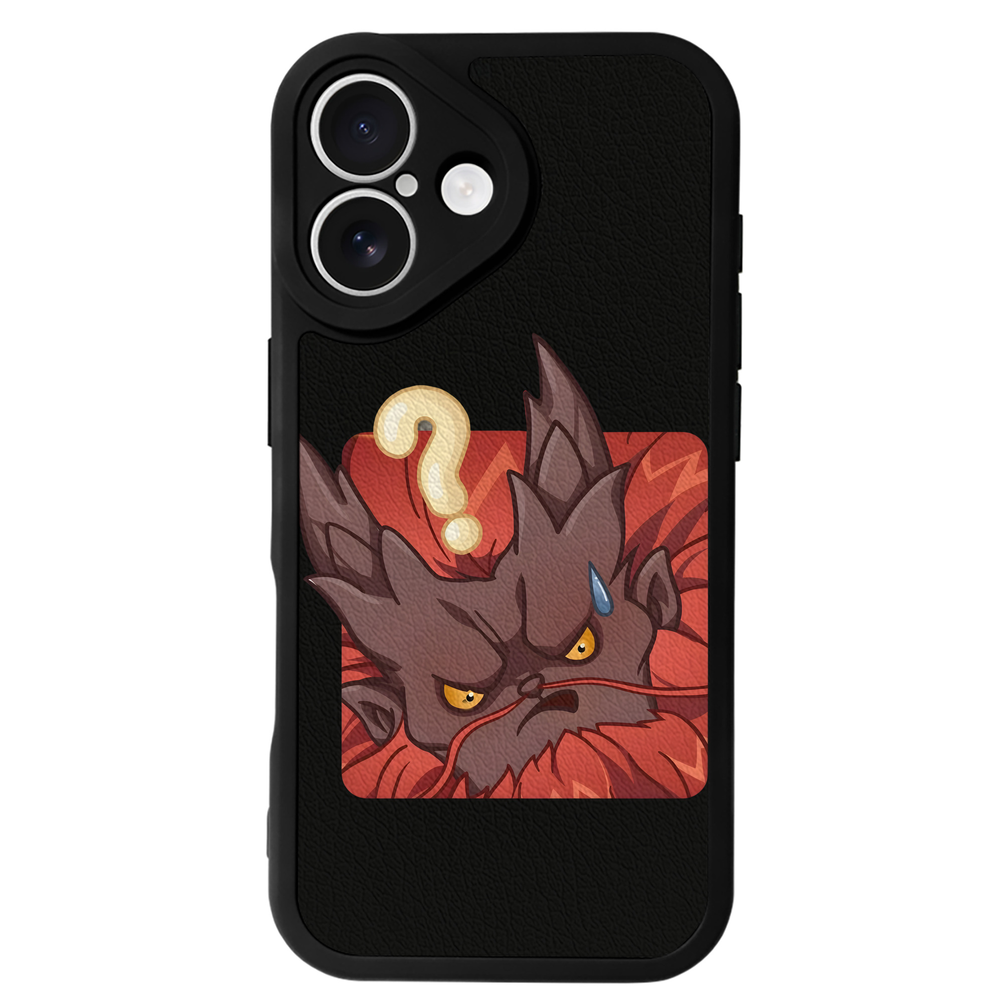 （画像用） Ne Zha 2 ナタ 魔童の大暴れ 【iPhone 16シリーズ対応】シリコンスマホケース（レザー調） 材質：シリコン